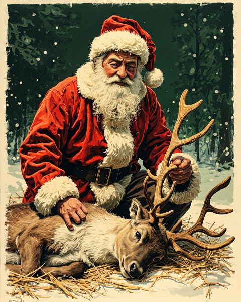 Christmas e-card design
