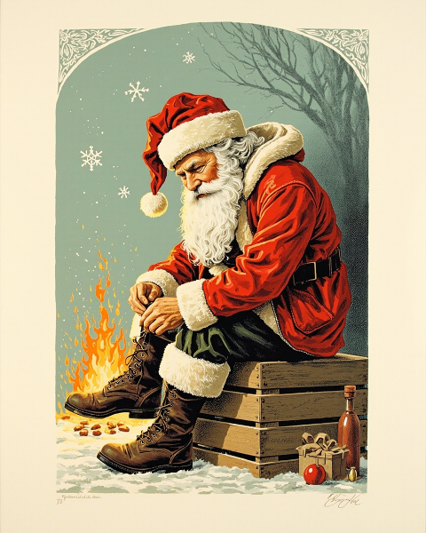 Christmas e-card design