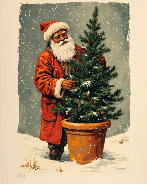 Christmas e-card design