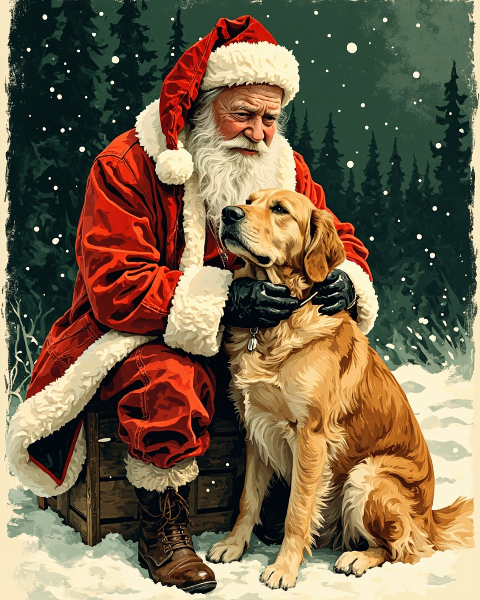 Christmas e-card design