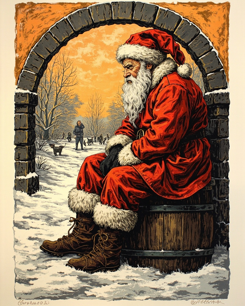Christmas e-card design