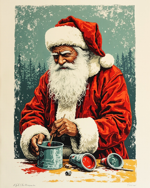 Christmas e-card design