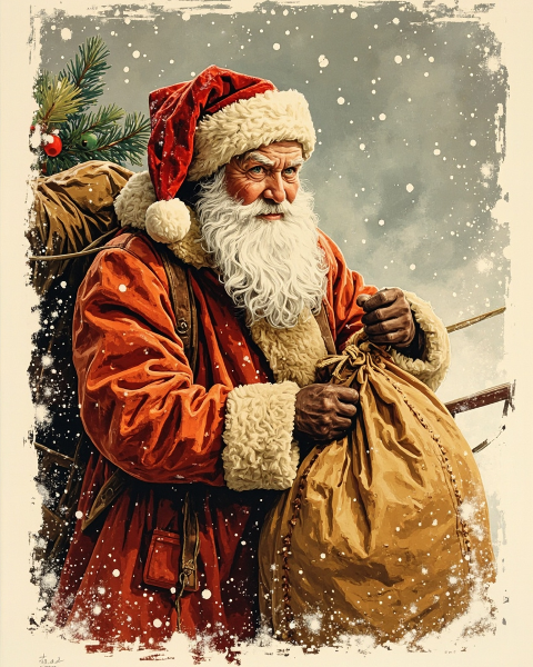 Christmas e-card design