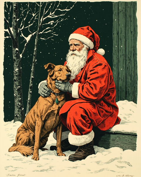 Christmas e-card design