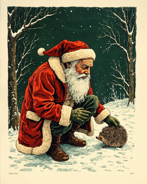 Christmas e-card design