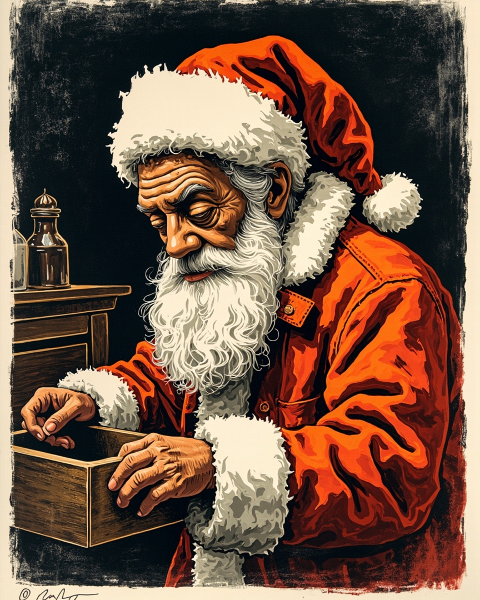 Christmas e-card design
