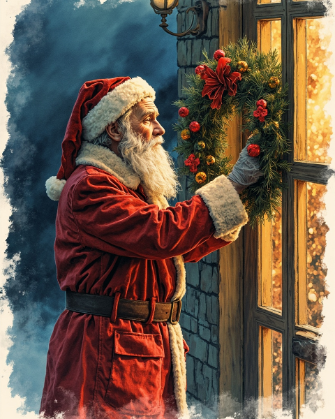 Christmas e-card design