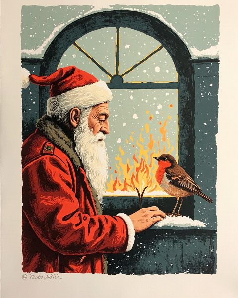 Christmas e-card design