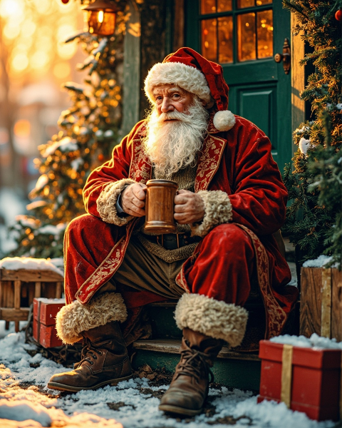 Christmas e-card design