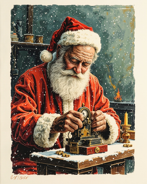 Christmas e-card design
