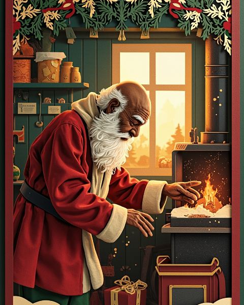 Christmas e-card design