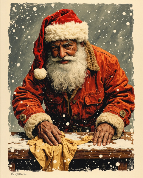 Christmas e-card design