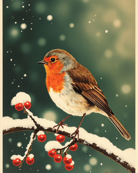 Christmas e-card design