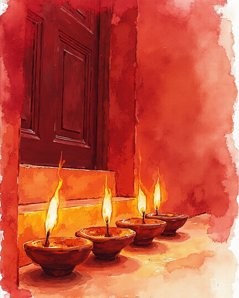 Diwali e-card design
