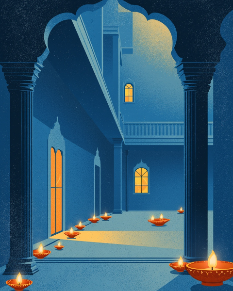 Diwali e-card design