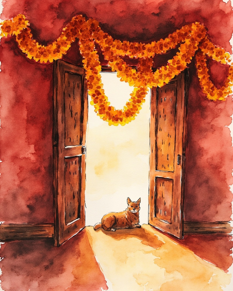 Diwali e-card design
