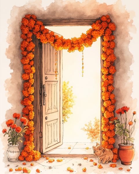 Diwali e-card design