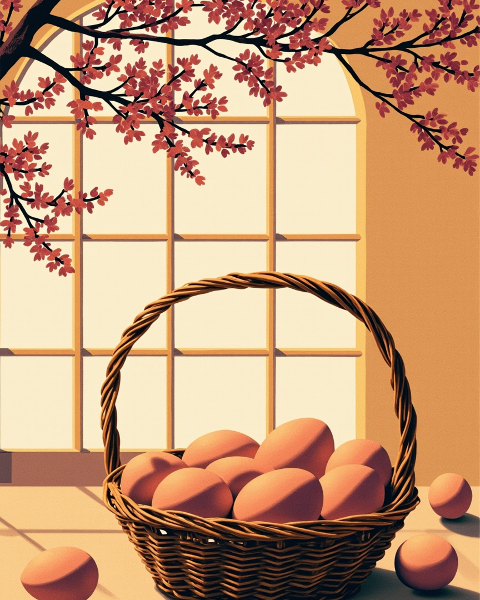 Easter e-card design