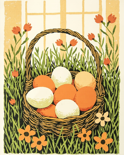 Easter e-card design