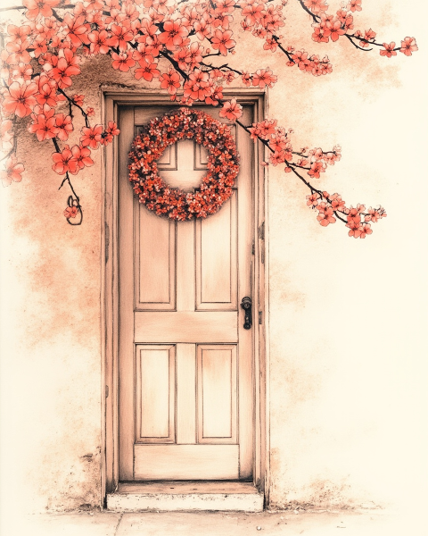 Easter e-card design