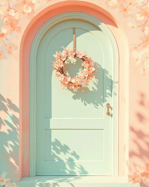 Easter e-card design