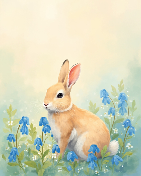 Easter e-card design