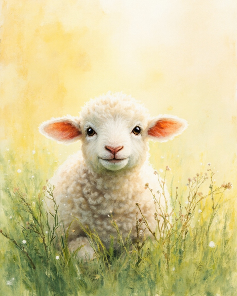 Easter e-card design