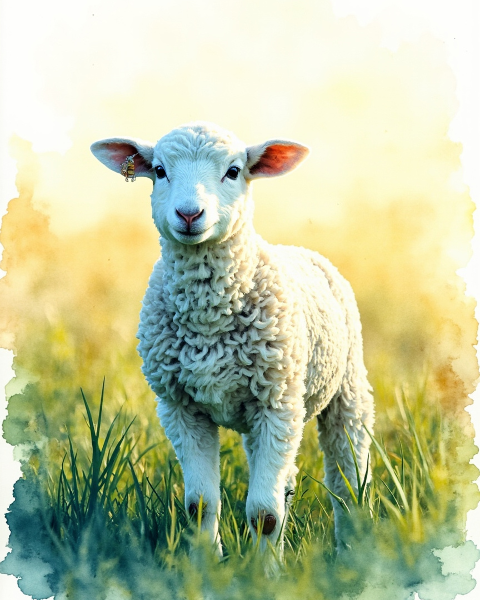 Easter e-card design
