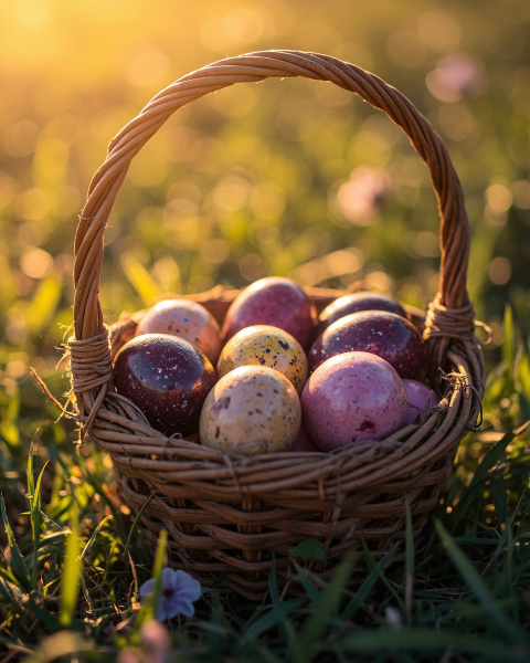 Easter e-card design