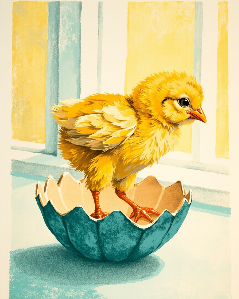 Easter e-card design