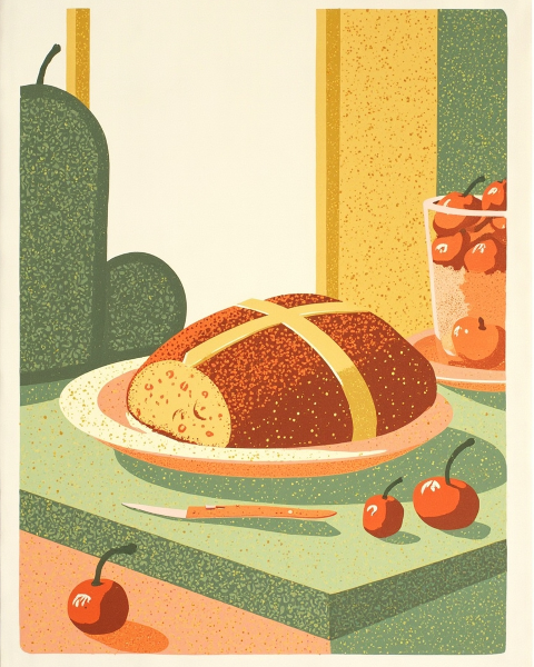 Easter e-card design