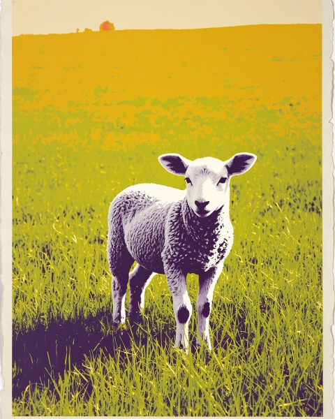 Easter e-card design
