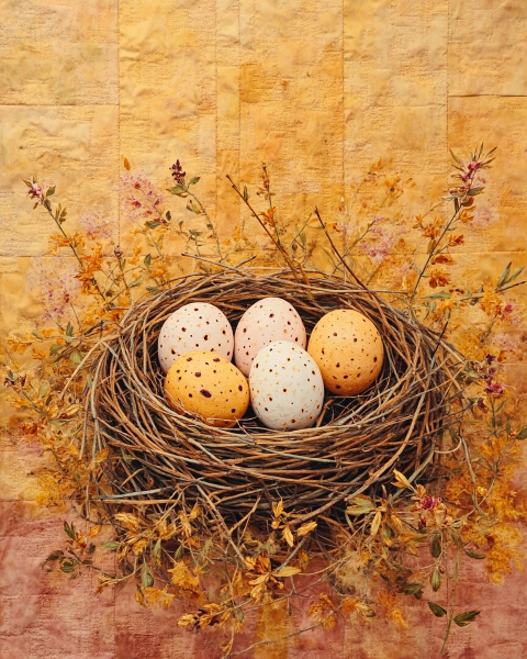 Easter e-card design
