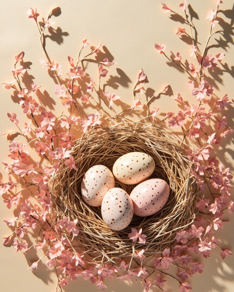 Easter e-card design