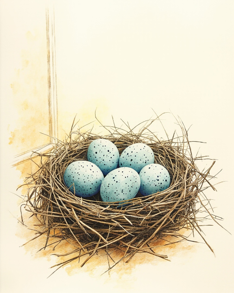 Easter e-card design