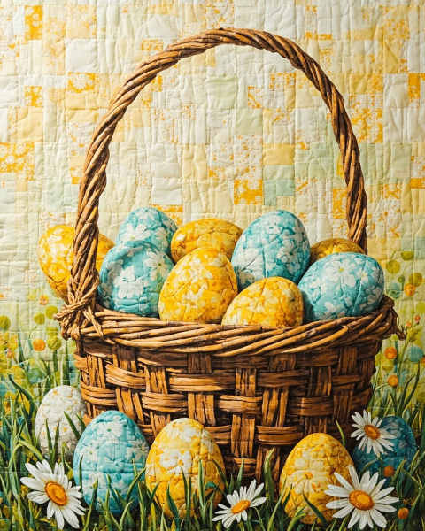 Easter e-card design