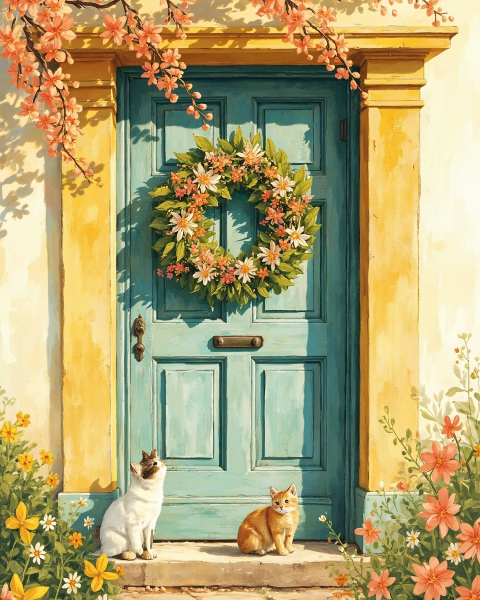 Easter e-card design