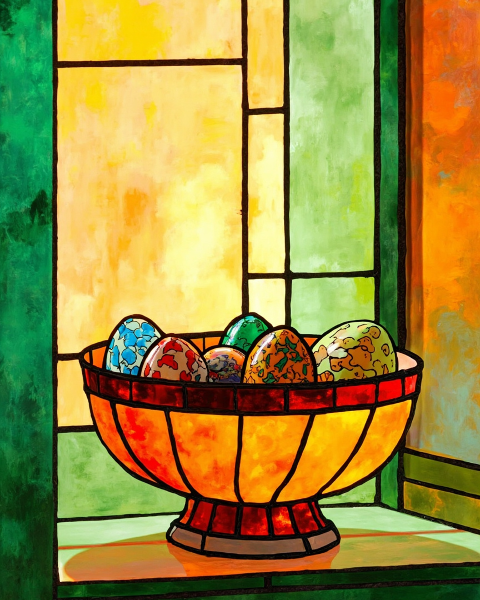 Easter e-card design
