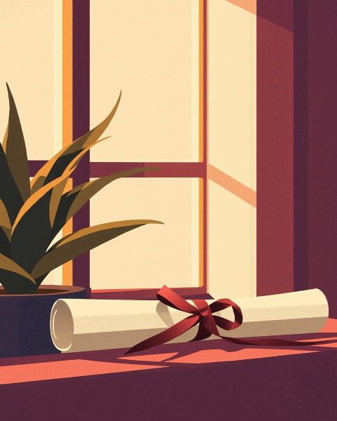 Graduation e-card design