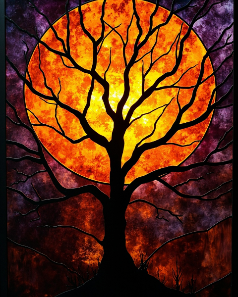 Halloween e-card design