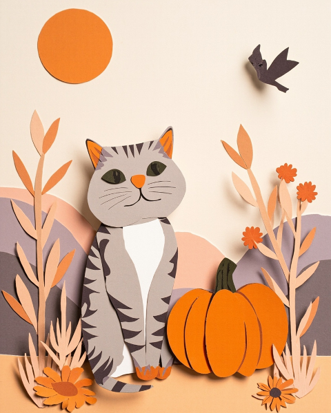 Halloween e-card design