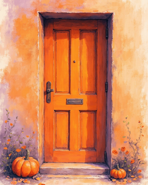 Halloween e-card design