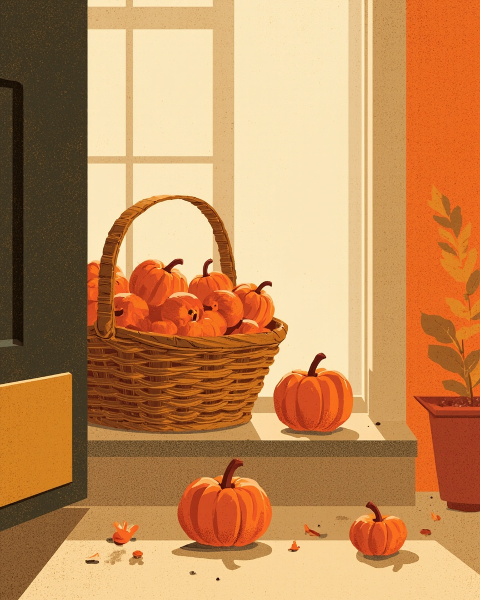 Halloween e-card design