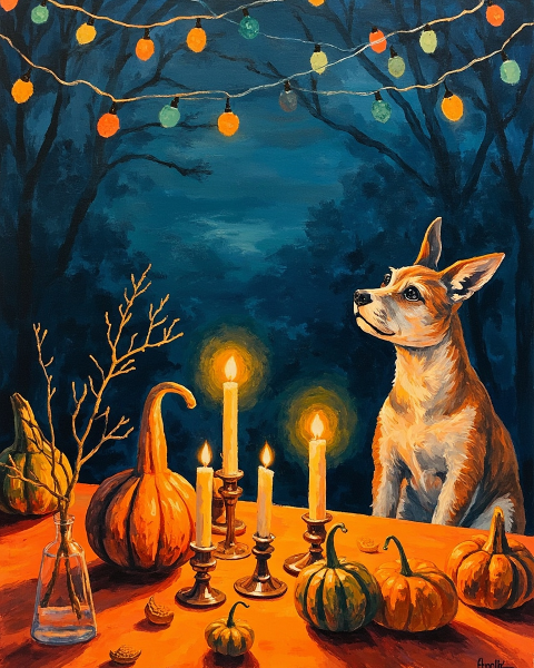 Halloween e-card design
