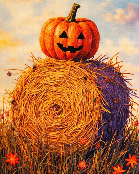 Halloween e-card design