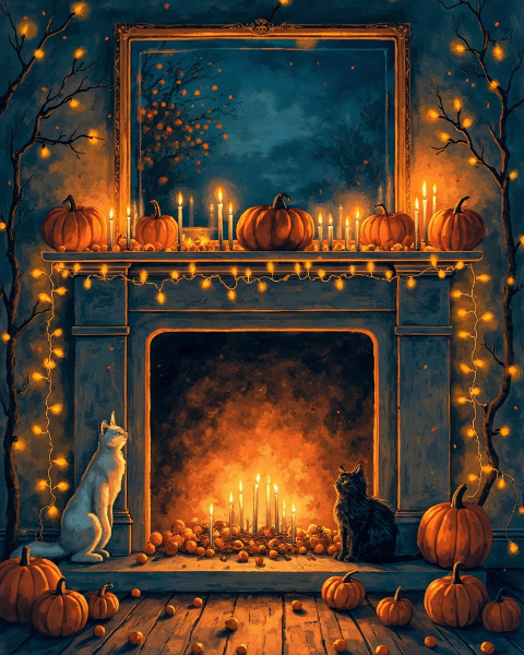 Halloween e-card design