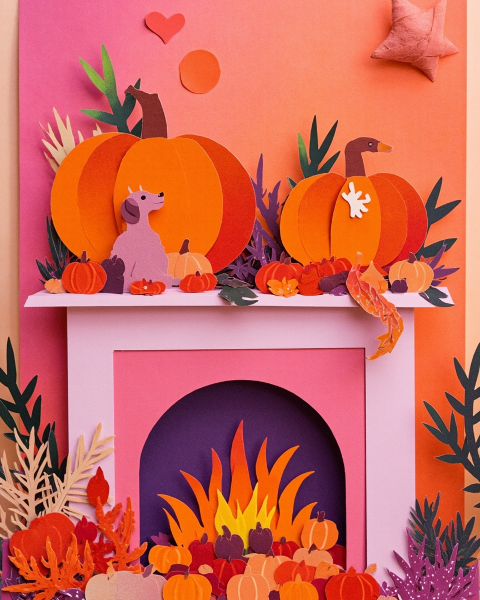 Halloween e-card design