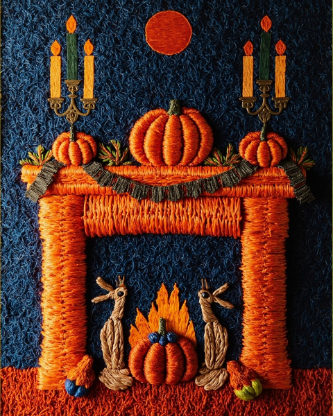 Halloween e-card design