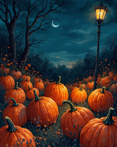 Halloween e-card design