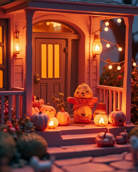 Halloween e-card design